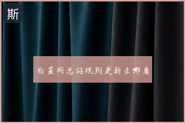 白菜网总站规则更新去哪看